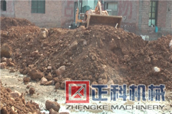 洗矿机铲车上料