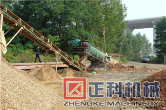 猫咪视频官网阳泉铝矾土洗矿机现场